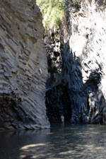 Le gole di Larderia del Parco Fluviale dell'Alcantara